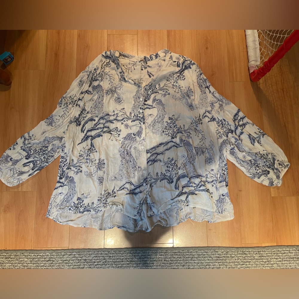 Free People Floral Tunic